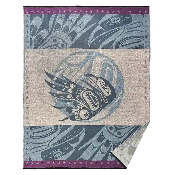 native American woolen woven blanket